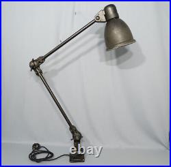 Very High Quality Art Deco FABRILUX Workshop Lamp Joint Arm DISCO Bauhaus Era