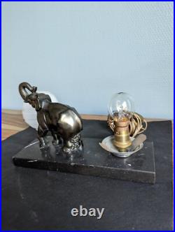 Very Pretty Lamp Art Deco To Decoration A Elephant