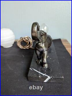 Very Pretty Lamp Art Deco To Decoration A Elephant