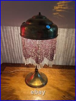 Very Rare 1900 Art Nouveau Electric Art Deco Lamp. One of the very first l