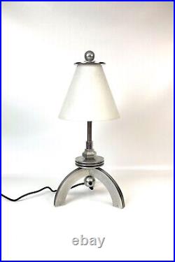 Very Rare Original Bauhaus Art Deco Metropolis Futurism Desk Lamp Germany 1925