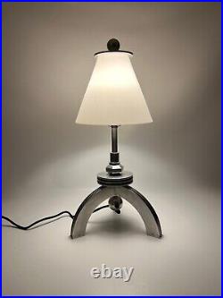 Very Rare Original Bauhaus Art Deco Metropolis Futurism Desk Lamp Germany 1925