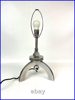 Very Rare Original Bauhaus Art Deco Metropolis Futurism Desk Lamp Germany 1925