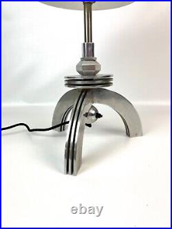 Very Rare Original Bauhaus Art Deco Metropolis Futurism Desk Lamp Germany 1925