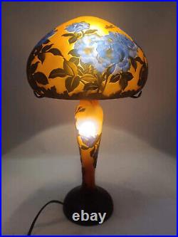 Very beautiful. Emile Galle lamp