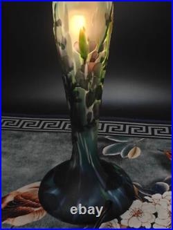 Very beautiful. Emile Galle lamp