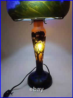 Very beautiful. Emile Galle lamp