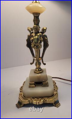 Very early 1906 Signed Chicago mosaic lamp #18