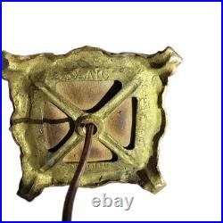 Very early 1906 Signed Chicago mosaic table lamp Arts and crafts