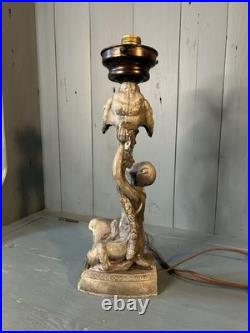 Vintage 1920's Art Deco Hollywood Regency Style Table Lamp