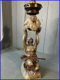 Vintage 1920's Art Deco Hollywood Regency Style Table Lamp