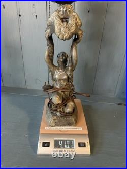 Vintage 1920's Art Deco Hollywood Regency Style Table Lamp