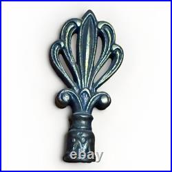 Vintage 1930s Art Deco Uranium Vaseline Glass Accent Double Arm Table Lamp Glows