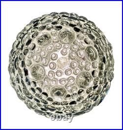 Vintage 1950's Art Deco Nouveau Bubble Glass Light Fixture