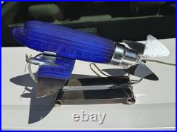 Vintage 1978 Sarsaparilla Art Deco Airplane Table Lamp Great Condition