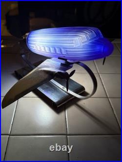Vintage 1978 Sarsaparilla Art Deco Airplane Table Lamp Great Condition