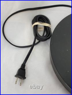 Vintage 1990s Halogen 300 Watt Black Torchiere Floor Lamp + TESTED WORKS Vintage 1990s Halogen 300 Watt Black Torchiere Floor Lamp + TESTED WORKS
