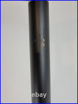 Vintage 1990s Halogen 300 Watt Black Torchiere Floor Lamp + TESTED WORKS