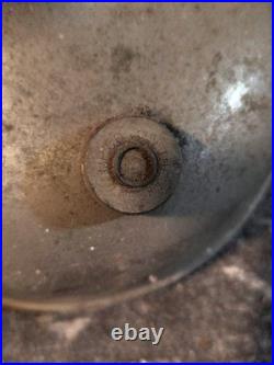 Vintage Akron Diamond Instant-Glo Gas Lamp Chrome Fount As Found