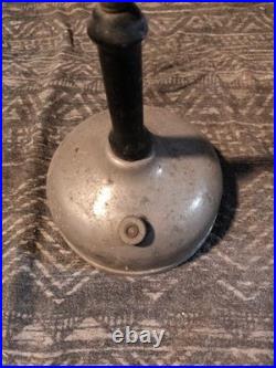 Vintage Akron Diamond Instant-Glo Gas Lamp Chrome Fount As Found