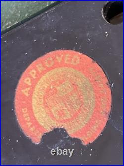 Vintage Antique Art Deco Lucite Aquarium Fish Lamp