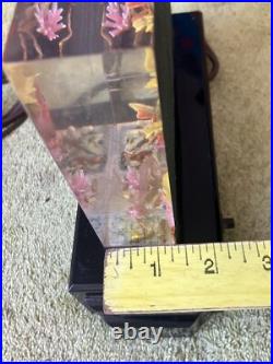 Vintage Antique Art Deco Lucite Aquarium Fish Lamp