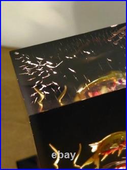 Vintage Antique Art Deco Lucite Aquarium Fish Lamp in great condition