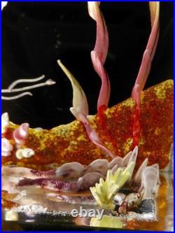 Vintage Antique Art Deco Lucite Aquarium Fish Lamp in great condition