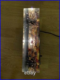 Vintage Antique Art Deco Lucite Aquarium Fish Lamp in great condition