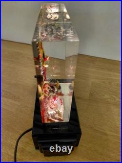 Vintage Antique Art Deco Lucite Aquarium Fish Lamp in great condition