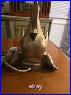 Vintage Antique Frankart Art Deco Elephant Head Boudoir / Table Lamps. 1920/30s