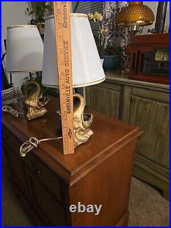 Vintage Antique Frankart Art Deco Elephant Head Boudoir / Table Lamps. 1920/30s