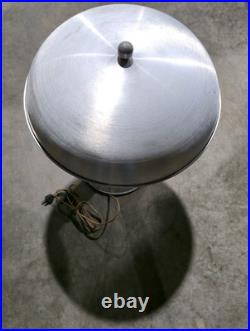 Vintage Art Deco Aluminum Spun Table Lamp