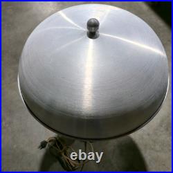 Vintage Art Deco Aluminum Spun Table Lamp