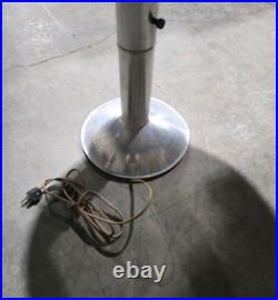 Vintage Art Deco Aluminum Spun Table Lamp