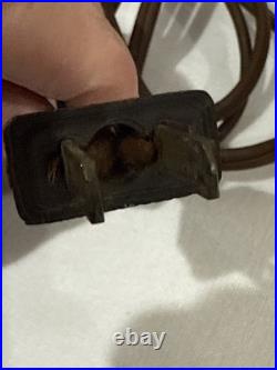 Vintage Art Deco Boudoir Lamps & Over The Bed 1930s Pink Depression Glass works