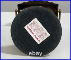 Vintage Art Deco Brass Bankers Desk Lamp Scalloped Shade