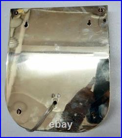 Vintage Art Deco Brass & Glass Rod Wall Ceiling Fixture Sconces Ship Light Lamp