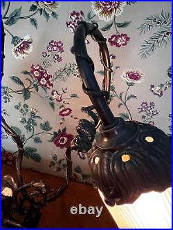 Vintage Art Deco Bronze Signed Emile Bruchon Nymph Lamp