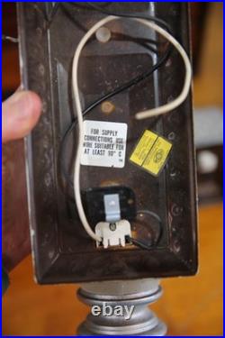 Vintage Art Deco Bullet Torpedo Skyscraper Glass Wall Sconce Lamps Antique Set