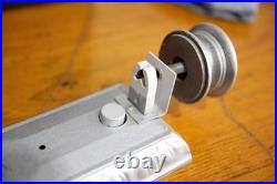 Vintage Art Deco Bullet Torpedo Skyscraper Glass Wall Sconce Lamps Antique Set