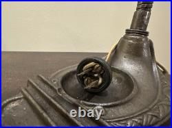 Vintage Art Deco Cast iron Desk Lamp Gooseneck