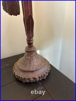 Vintage Art Deco Cockatoo Lamp, likely from the mid-20th century