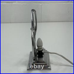 Vintage Art Deco Dancing Nude Naked Lady Table Desk Lamp Tested Working