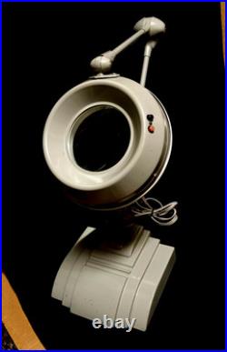Vintage Art Deco FLEXO Art Specialty Co Magnifying Desk Drafting Table Lamp Gray
