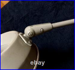 Vintage Art Deco FLEXO Art Specialty Co Magnifying Desk Drafting Table Lamp Gray