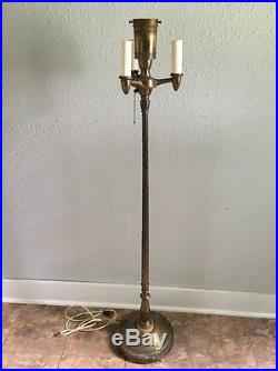 Vintage Art Deco Floor Lamp COLONIAL PREMIER Chicago 5 Bulb Antique