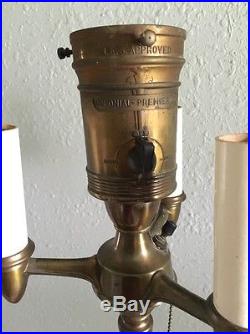 Vintage Art Deco Floor Lamp COLONIAL PREMIER Chicago 5 Bulb Antique
