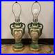Vintage_Art_Deco_French_Style_Porcelain_Lamps_Hand_Painted_Green_Gold_Floral_01_bjo