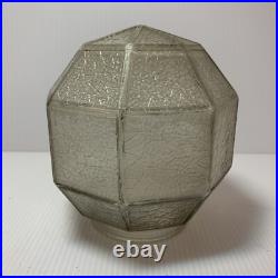 Vintage Art Deco Glass Dome & Metal, Woman at Spinning Wheel Table Lamp, WORKS